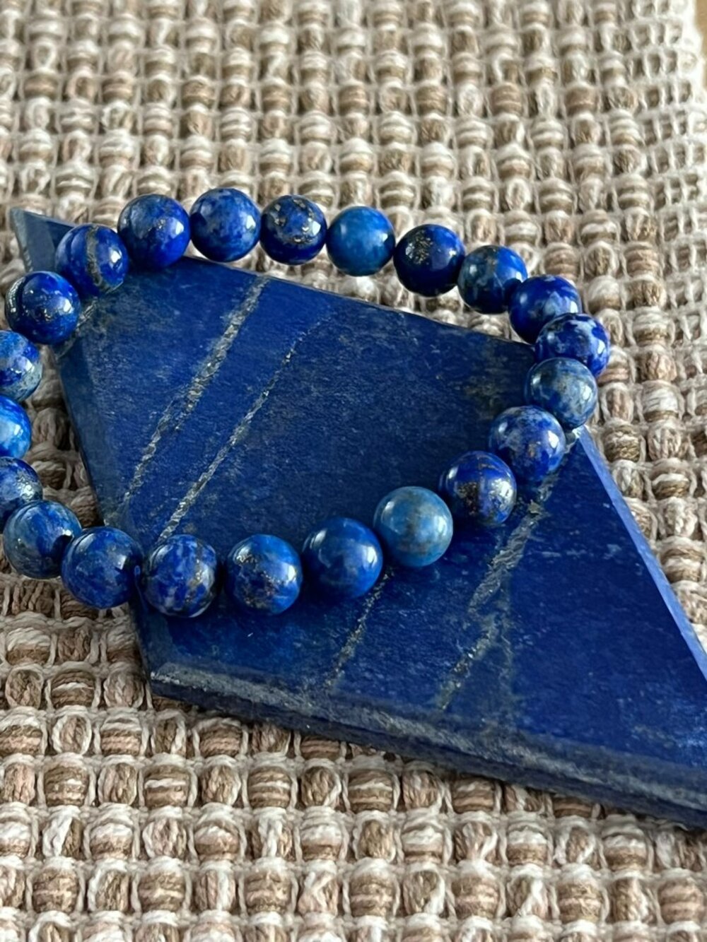 Lapis Lazuli with Gold Pyrite Flecks and Veining